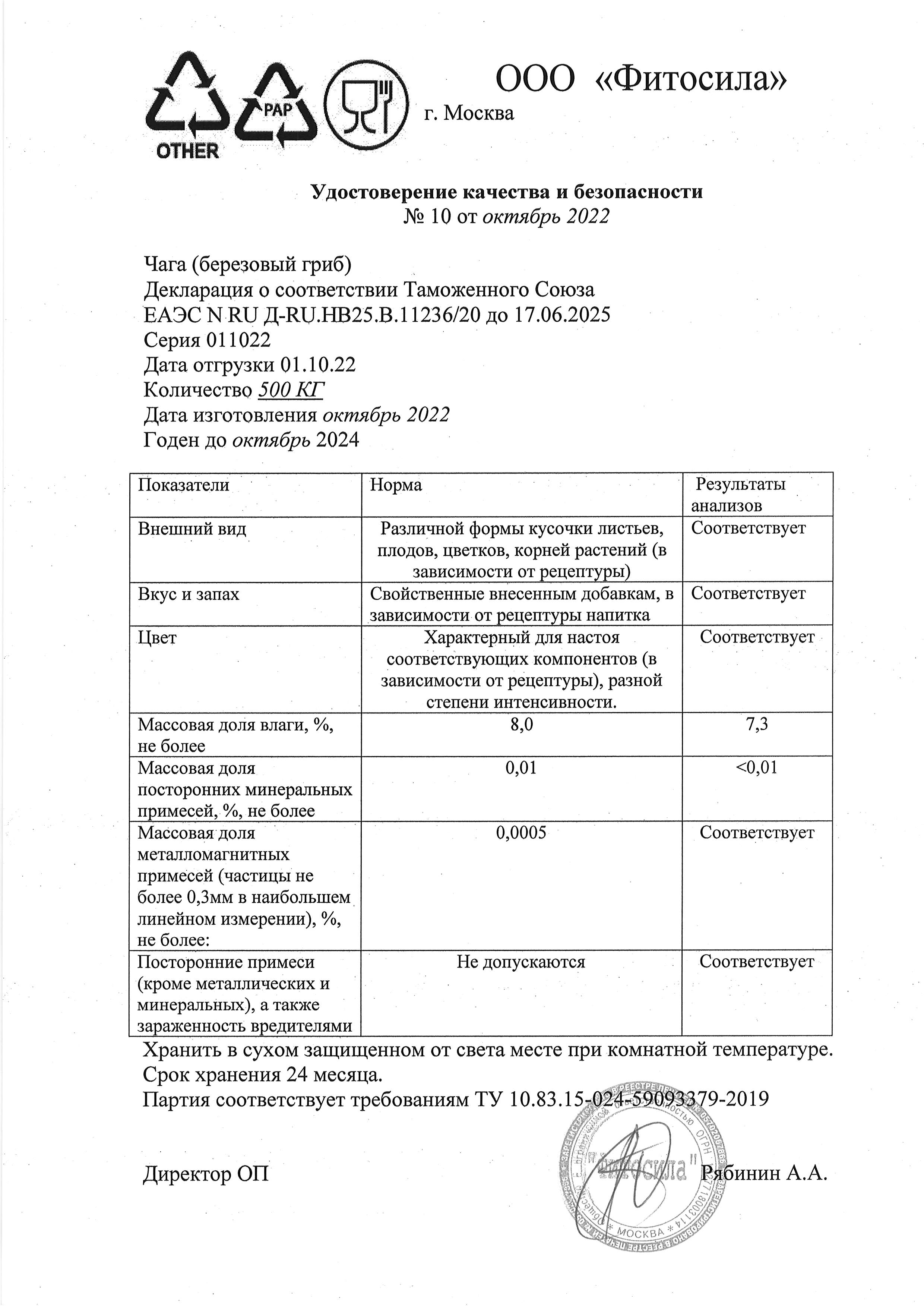 Паспорт №011022